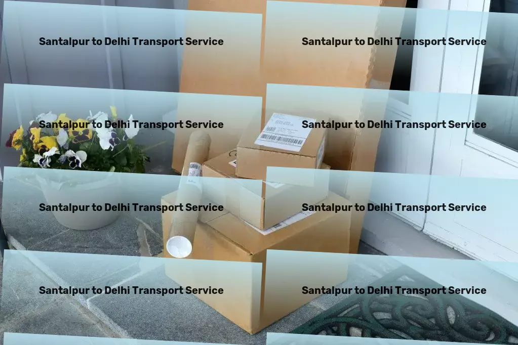 Santalpur to Delhi Part Load Transport Urban package delivery